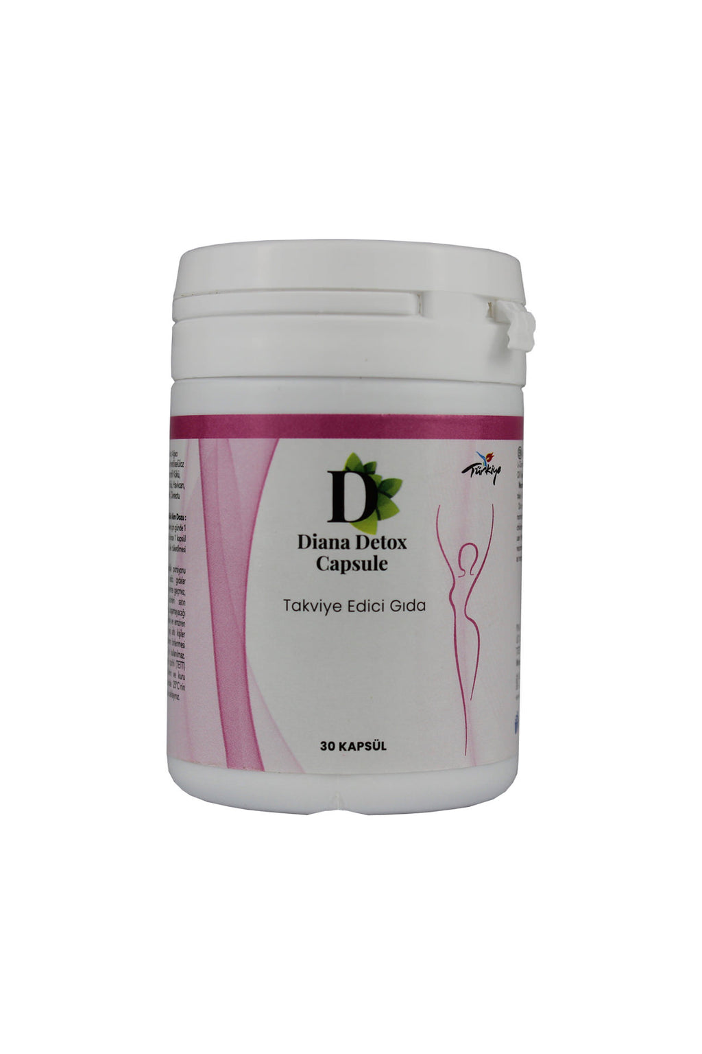 Diana Detox Capsule bottle, front view