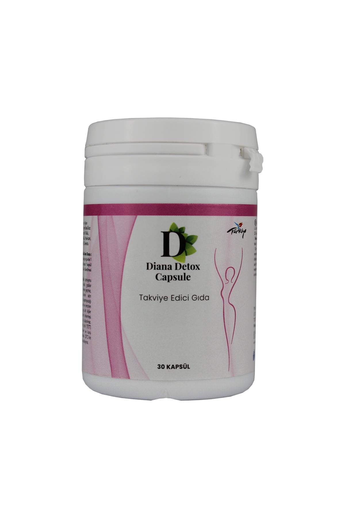 Diana Detox Capsule bottle, front view