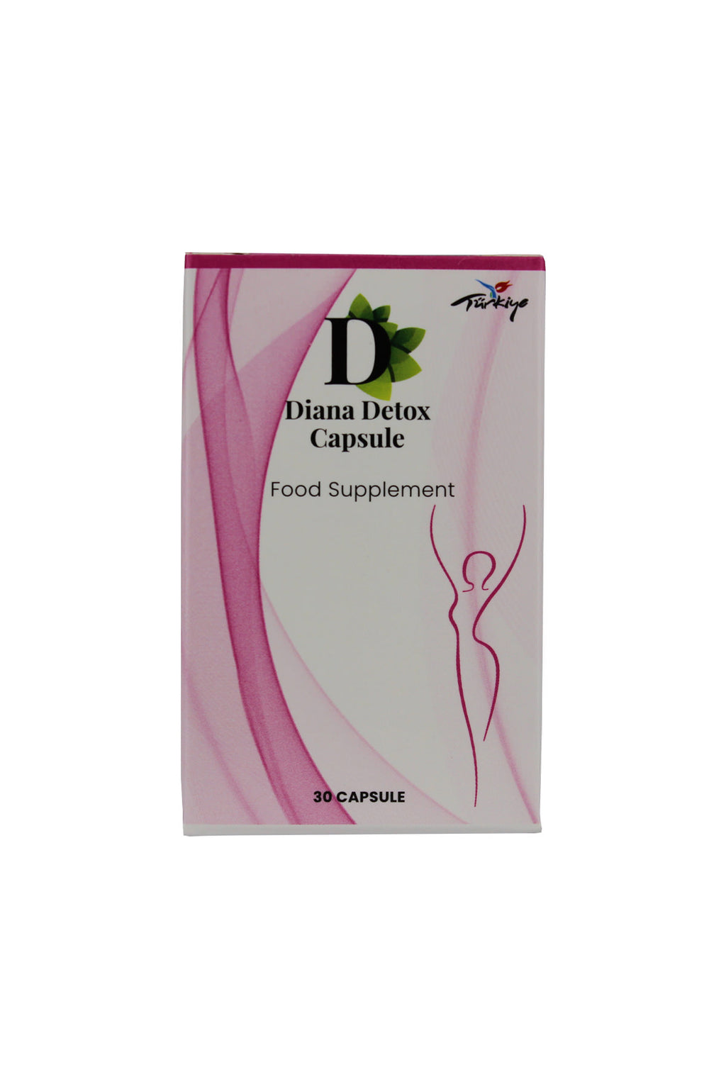 Diana Detox Capsule box packaging, front view