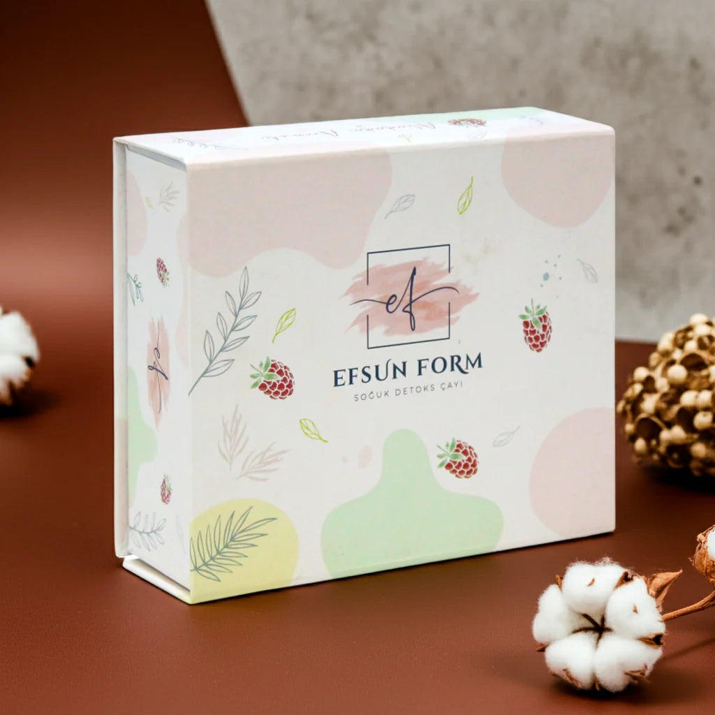 Efsun Form cold detox tea box packaging