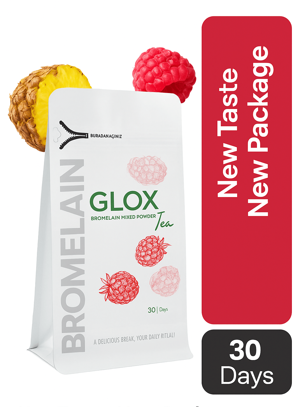 Glox Tea – Natural Herbal Detox Tea 60 Bags | Digestion & Balance natural detox product for weight loss