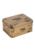 Miax Coffee Premium product packaging tin, closed