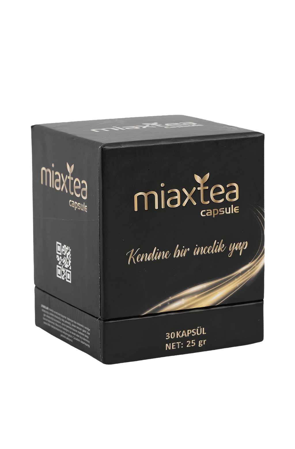 Miax Tea Detox Capsule box packaging, front view